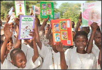 kids show off their new books